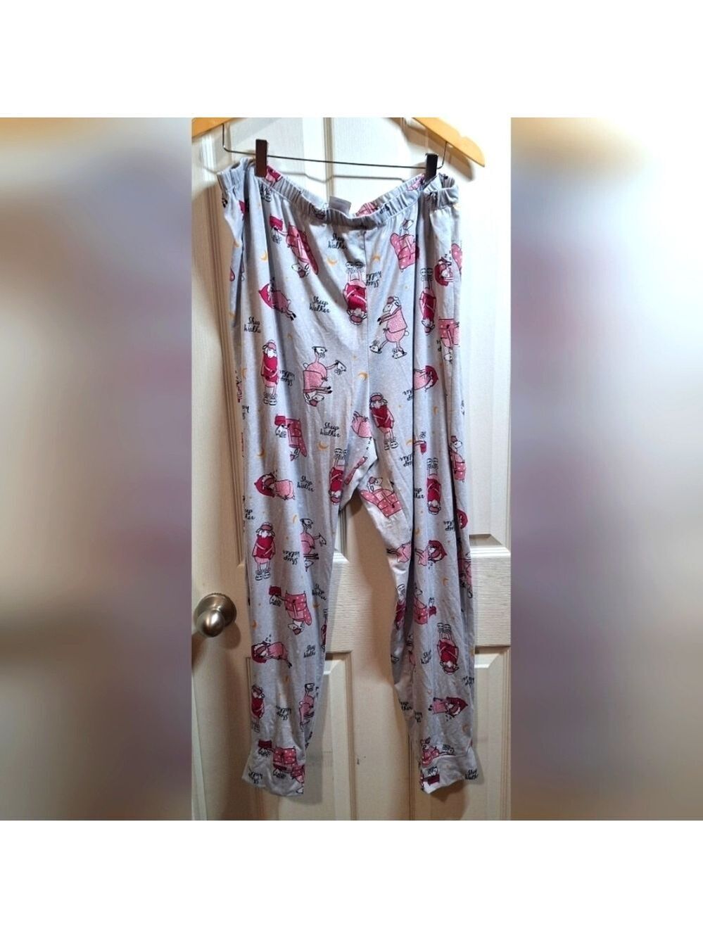Secret Treasures Gray Pajama Pants Sleepy Mice Large